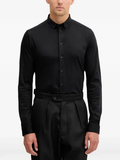 Mos Mosh Mmgmarco Buttoned Shirt In Black