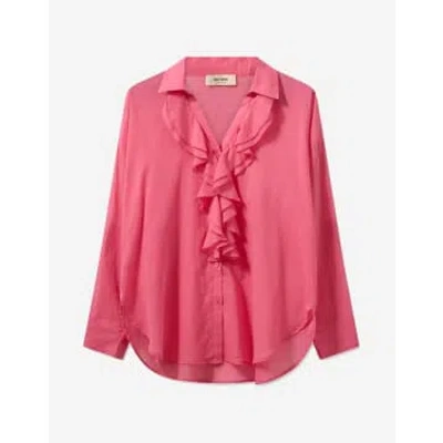 Mos Mosh Mmjelena Voile Shirt Size: M, Col: Rose In Pink
