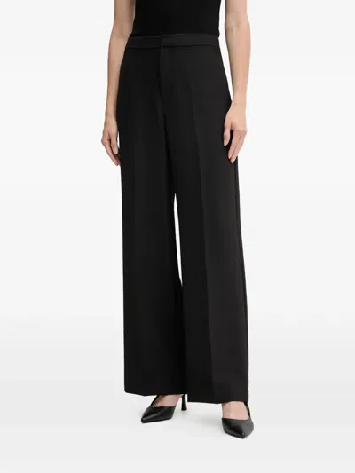 Mos Mosh Mmleya Miley Wide-leg Trousers In Black