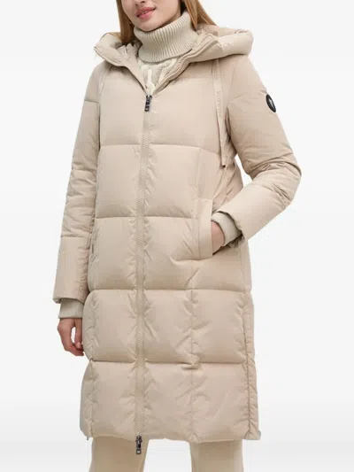Mos Mosh Mmnova Hooded Quilted Coat In White