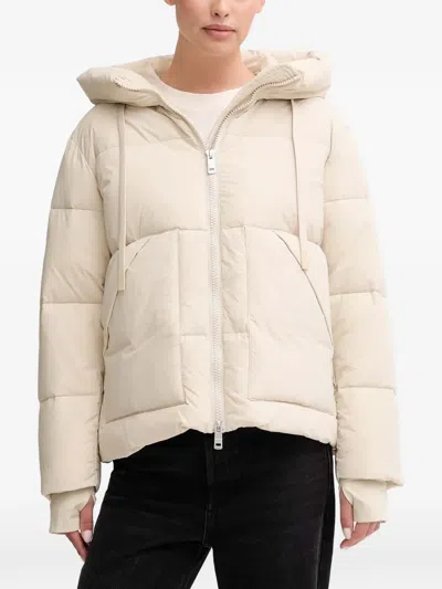 Mos Mosh Mmollie Terma Hooded Puffer Jacket In Neutral