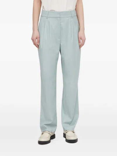 Mos Mosh Mmrillo Chleo Pleated Trousers In Blue