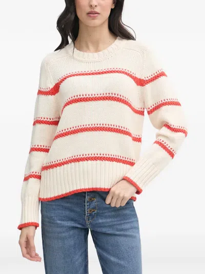 Mos Mosh Mmrola Bine Horizontal-stripe Sweater In Neutrals