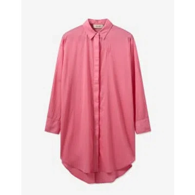 Mos Mosh Mmrosie Voile Shirt Dress Size: Xs, Col: Rose In Pink