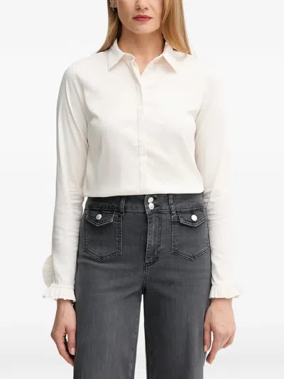 Mos Mosh Ruffled-detail Shirt In Neutral