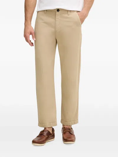 Mos Mosh Straight-leg Chino Trousers In Neutral