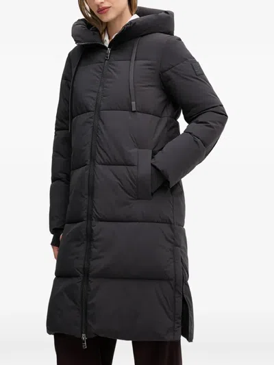 Mos Mosh Terma Hooded Padded Coat In Black