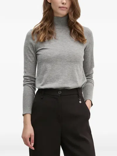 Mos Mosh Turtleneck Sweater In Gray