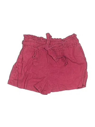 Pre-owned Mosaic & Co Shorts In Burgundy