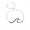 Mosaic Women's Adjustable Wave Bracelet In Ocean In Blue