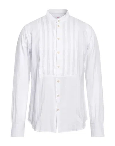 Mosca Man Shirt White Size 17 Cotton