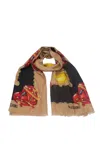 Moschino - 1 Stola Beige 3312m3010 In Multi