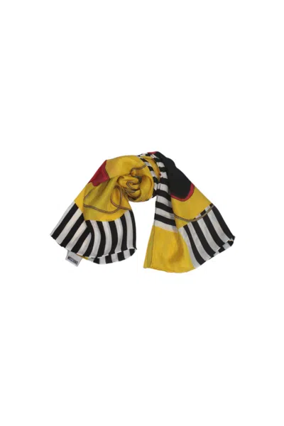 Moschino - 1 Yellow/multicolor Scarf 31570m3050