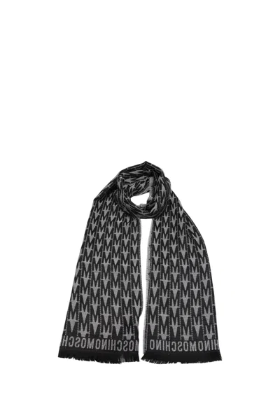 Moschino - 5 Scarf Grey 50195m5664 In Gray