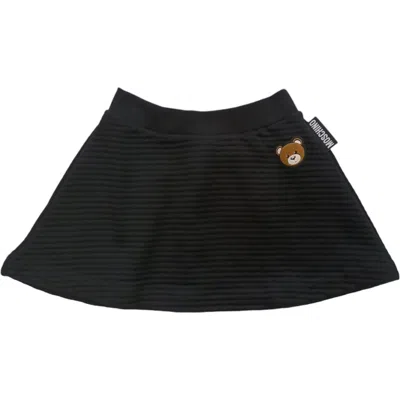 Moschino Kids'  - Gonna Corta Nera Bear 60100 Hdj020 Lia16