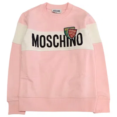 Moschino Kids'  - Pink/white Sweatshirt 50209 Huf080 Lca77