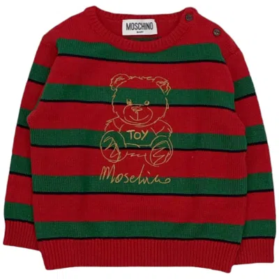 Moschino Kids'  - Sweater 85843 Green/board Mxw00j Lhe66 In Red
