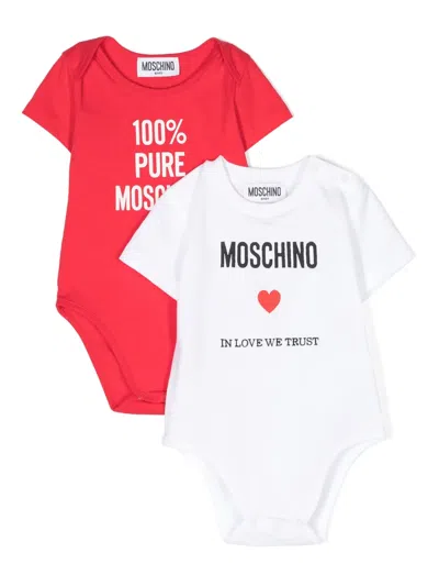 Moschino Babies' 100% Pure -print Body In White