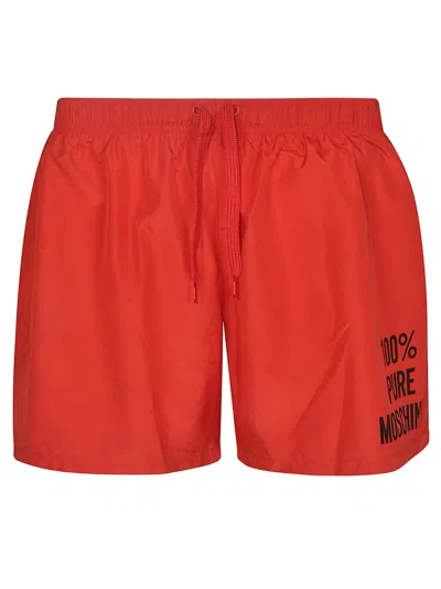 Moschino 100% Pure Shorts In Red