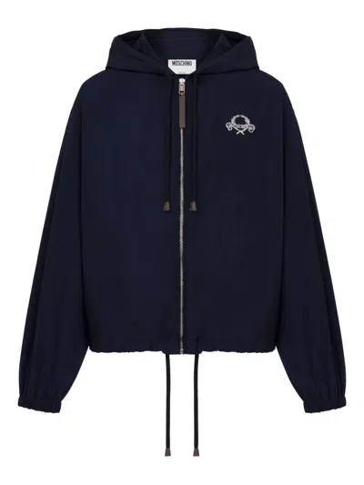 MOSCHINO ZIP-UP BOMBER JACKET