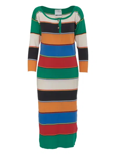 Pre-owned Moschino 1990 Knitted Dress