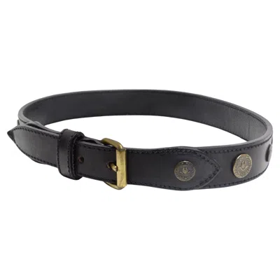 Pre-owned Moschino 1990s Black Leather Belt