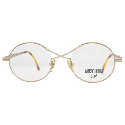 Pre-owned Moschino 1990s Vintage Unisex Sunglasses Frame In Excellent Condition In Gray