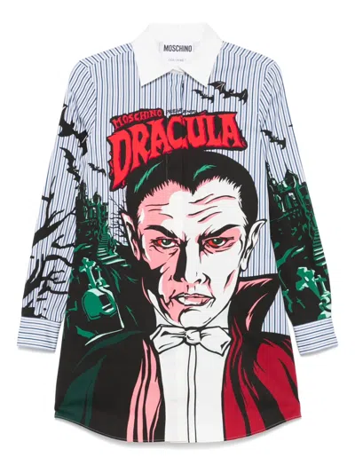 Pre-owned Moschino 2010s Dracula-print Dress
