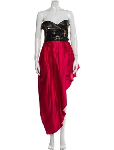 Pre-owned Moschino 2016 Midi Length Dress W/ Tags In Multi