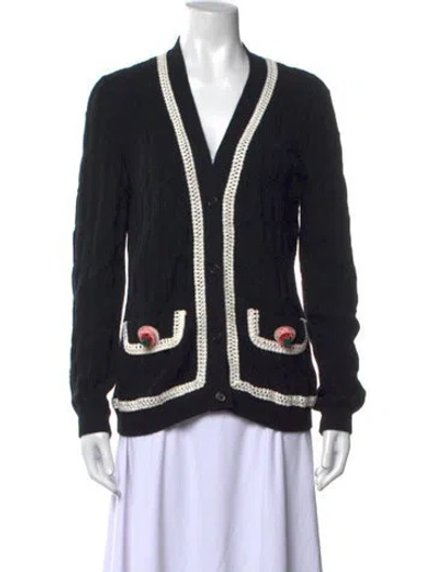 Pre-owned Moschino 2020 Virgin Wool Sweater In Black