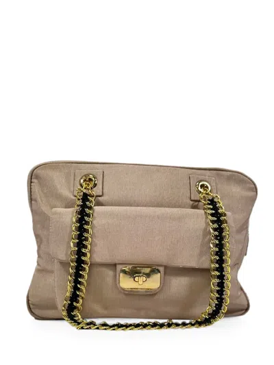 Pre-owned Moschino 2020s Twist-lock Fastening Shoulder Bag In Pink
