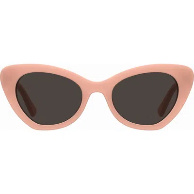 Moschino 51mm Cat Eye Sunglasses In Pattern