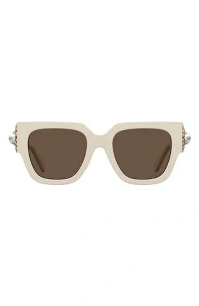 Moschino Square-frame Sunglasses In Neutral