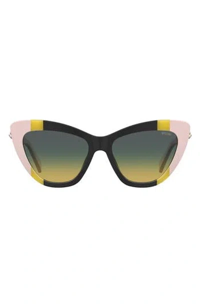MOSCHINO MOSCHINO 54MM GRADIENT CAT EYE SUNGLASSES