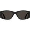 Moschino 55mm Square Sunglasses In Black