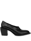 Moschino 60mm Leather Pumps In Black