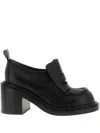 Moschino 90mm Olivia Leather Loafers In Black