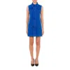 Moschino Couture Woman Mini Dress Blue Size 6 Cotton, Elastane