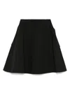 Moschino A-line Midi Skirt In Black