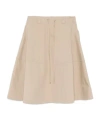 Moschino A-line Midi Skirt In Neutral