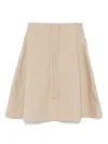 Moschino A-line Midi Skirt In Neutrals
