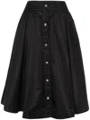 Moschino Midi Skirt In Black