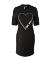 Moschino A Printed Dress In Black