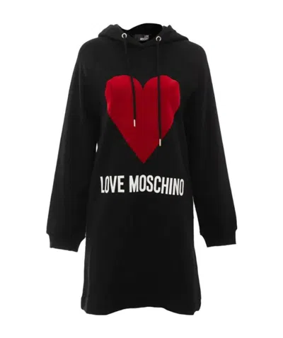 Moschino A Printed Dress In Black