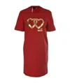 Moschino A Printed Dress In Red
