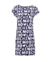 Moschino A Printed Dress In White