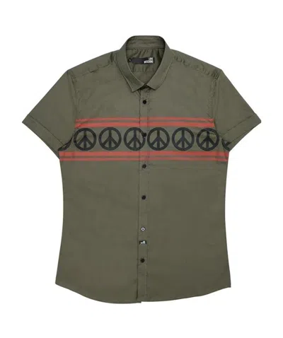 Moschino A Short Sleeved Shirt In Green