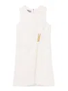 Moschino Vestido Midi - Blanco In Neutral
