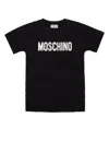 Moschino Logo-print Cotton T-shirt In Nero
