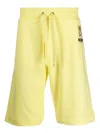 Moschino Above-knee Shorts In Yellow